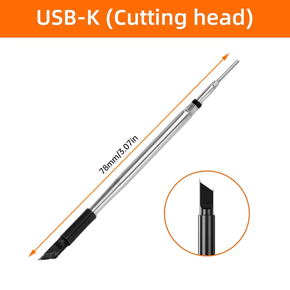 Mini Small Soldering Iron Set 5V 8W USB Soldering Iron C200S 300-450℃ Temperature Adjustable Solder Welding Iron Tool