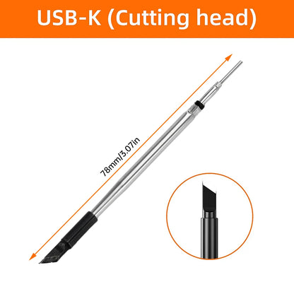 Mini Small Soldering Iron Set 5V 8W USB Soldering Iron C200S 300-450℃ Temperature Adjustable Solder Welding Iron Tool