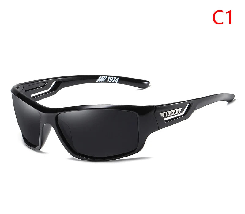 VIAHDA New Polarized Sunglasses Men Driving Sport Designer Sun Glasses Women Eyewear UV400 Without Box Fishing Hiking