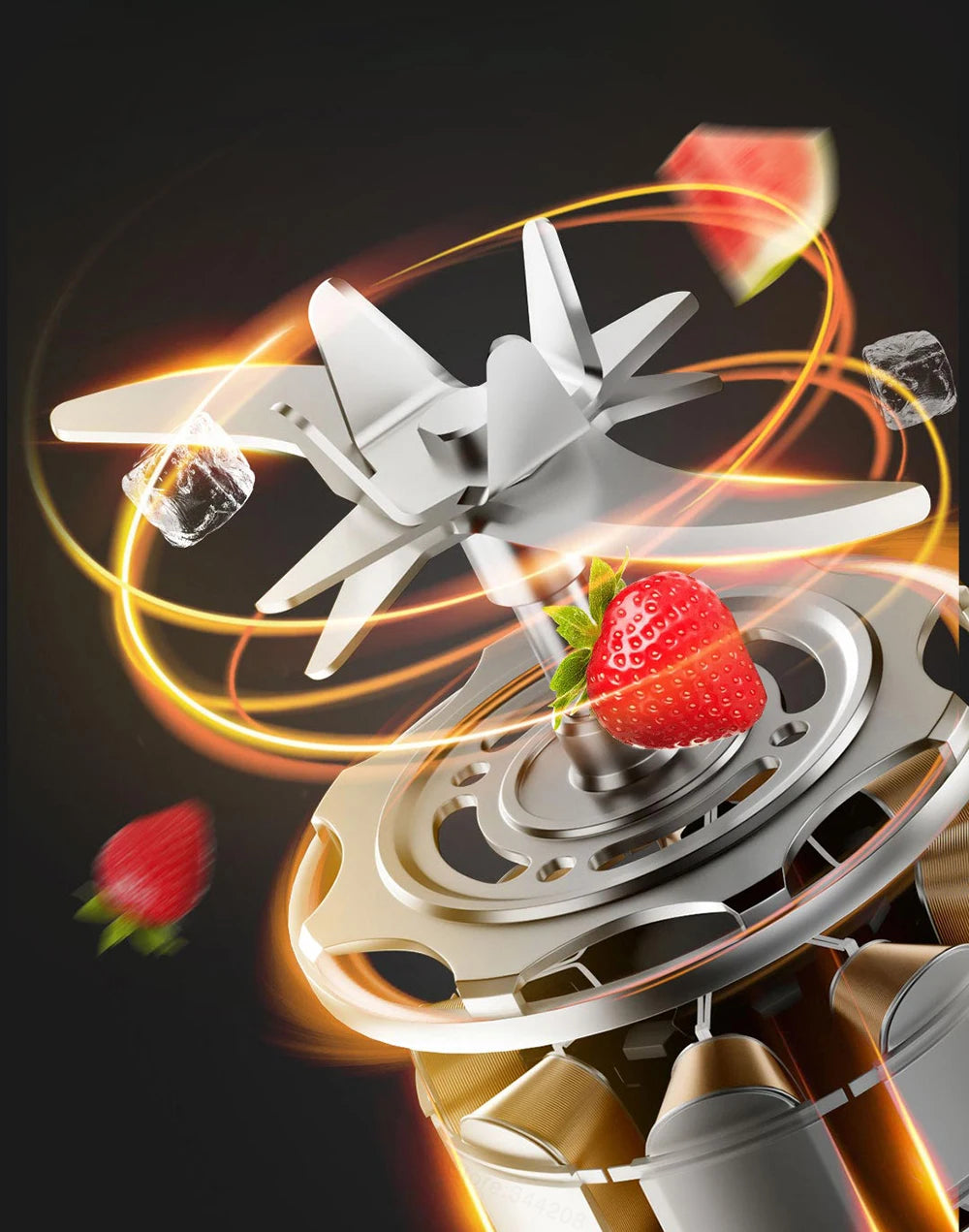 ZHENMI Portable Vacuum Juicer Crushed Ice Mixer Electric Mini Blender Fruit Vegetables Quick Juicing Kitchen Food Processor