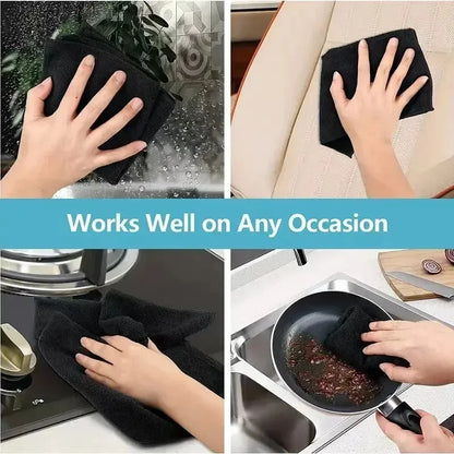 Multi-Use Microfiber Cleaning Towel - 30x30cm Ultra Soft Absorbent Cloth for Car Detailing, Polishing & Household