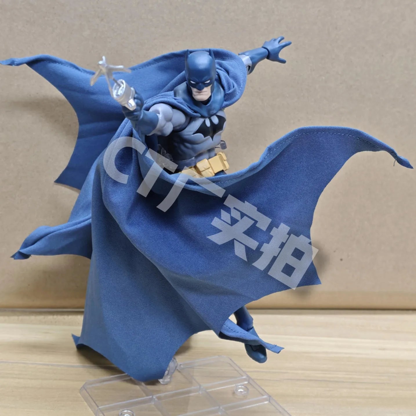 CT Toys Batman Mafex 126 Blue Action Figure 1/6 Scale DC Batman SHF Anime Collectible Figurine for Kids And Collectors Xmas Gift