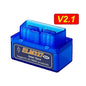 OBDII Mini ELM327 Diagnostic Car Scanner Bluetooth 5.1 for Android IOS Supports All OBD2 Protocol Wireless Code Reader Adapter