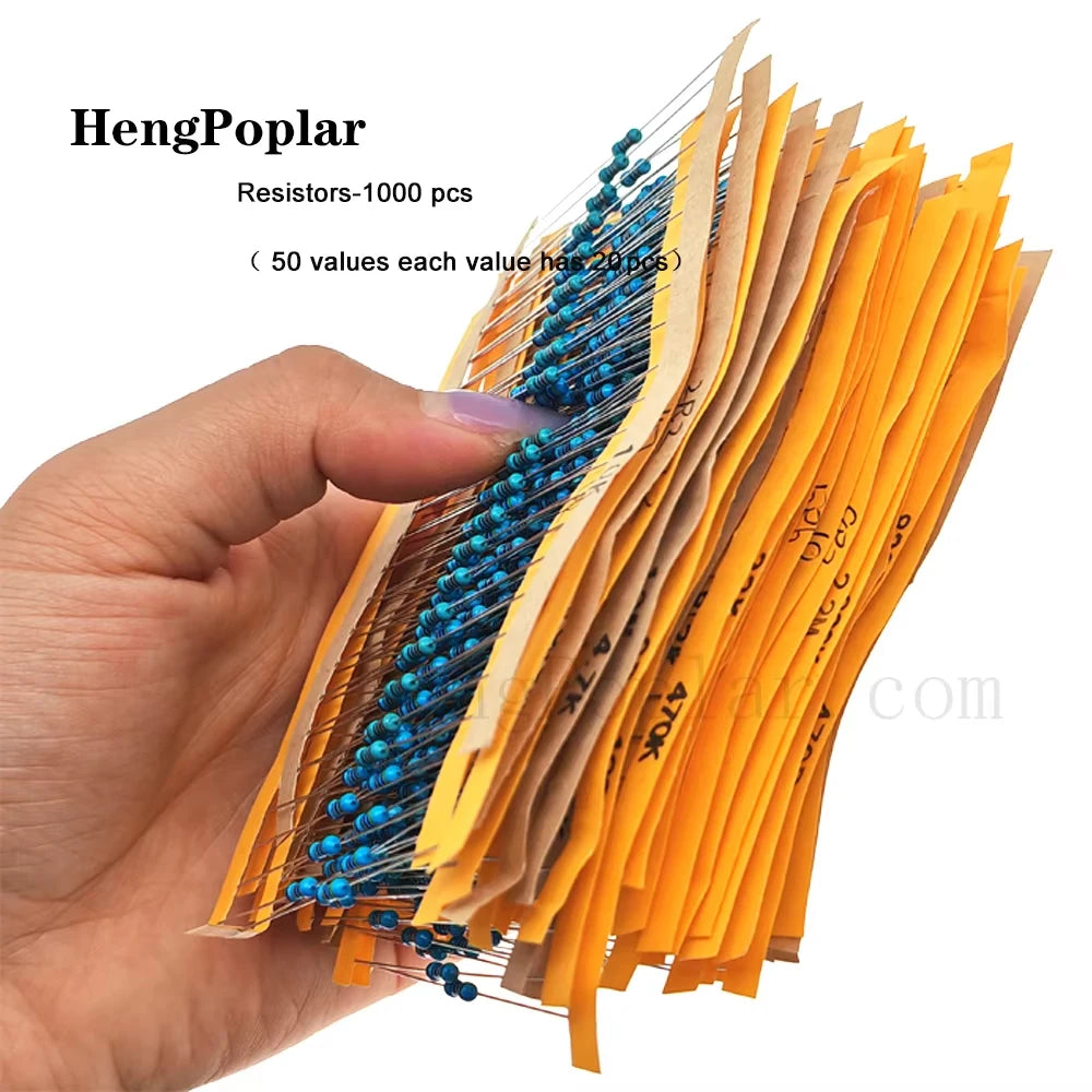 1900 pcs Mega Electronic Component Kit including Assortment + Capacitors + Resistors + LED + Transistors + DC Jacks + PCB +opamp