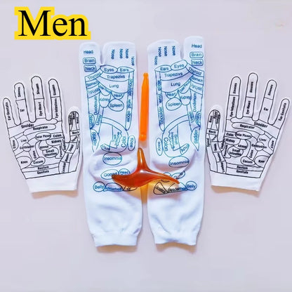6Pcs Foot Pressure Point Therapy Trigger Point Massager Stick Acupressure Reflexology Sock with Massage Tools Set Foot Care Tool