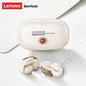NEW Lenovo LES-108 Bone Conduction Earphones Open Ear Clip Wireless Earbuds Bluetooth 6.0 Sports Headphones with Mic Waterproof