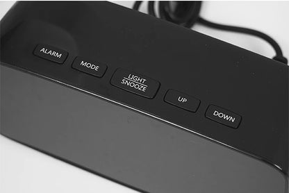 Super Loud Vibrating Alarm Clock LED Table Clock with Brightness Adjustment Desktop Clock for Heavy Sleeper Deaf Hard of Hearing