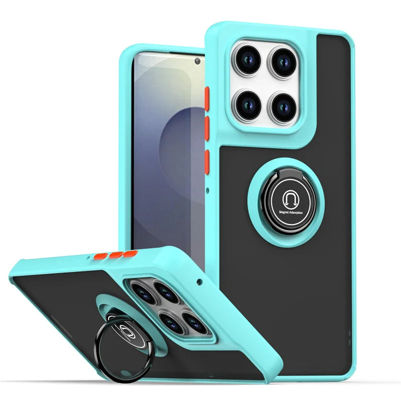 Shockproof Armor Case For Motorola Moto Edge 60 Fusion Edge60 Pro G05 G15 G35 G55 G75 G85 G56 G86 5G Magnetic Holder Ring Cover