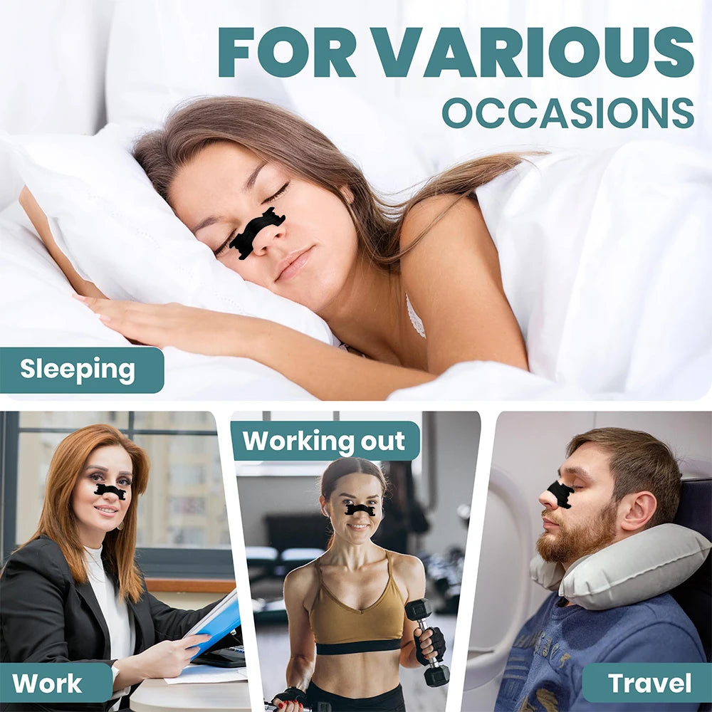 30/60/90PCS Improve Sleeping Health Breath Nasal Strips Nose Strips Nasal Congestion Anti-Snoring Better Breathing Nose Patches