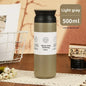 Portable Japanese Style 304 Stainless Steel Insulated Coffee Cup Spray Painted Element Cup Student Gift Car Use Thermos Mug