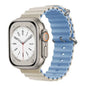 Ocean Strap for apple watch Band 44mm 40mm 45mm 41mm 49mm 46mm silicone correas bracelet iWatch series 7 5 6 3 se 8 Ultra 2 9 10