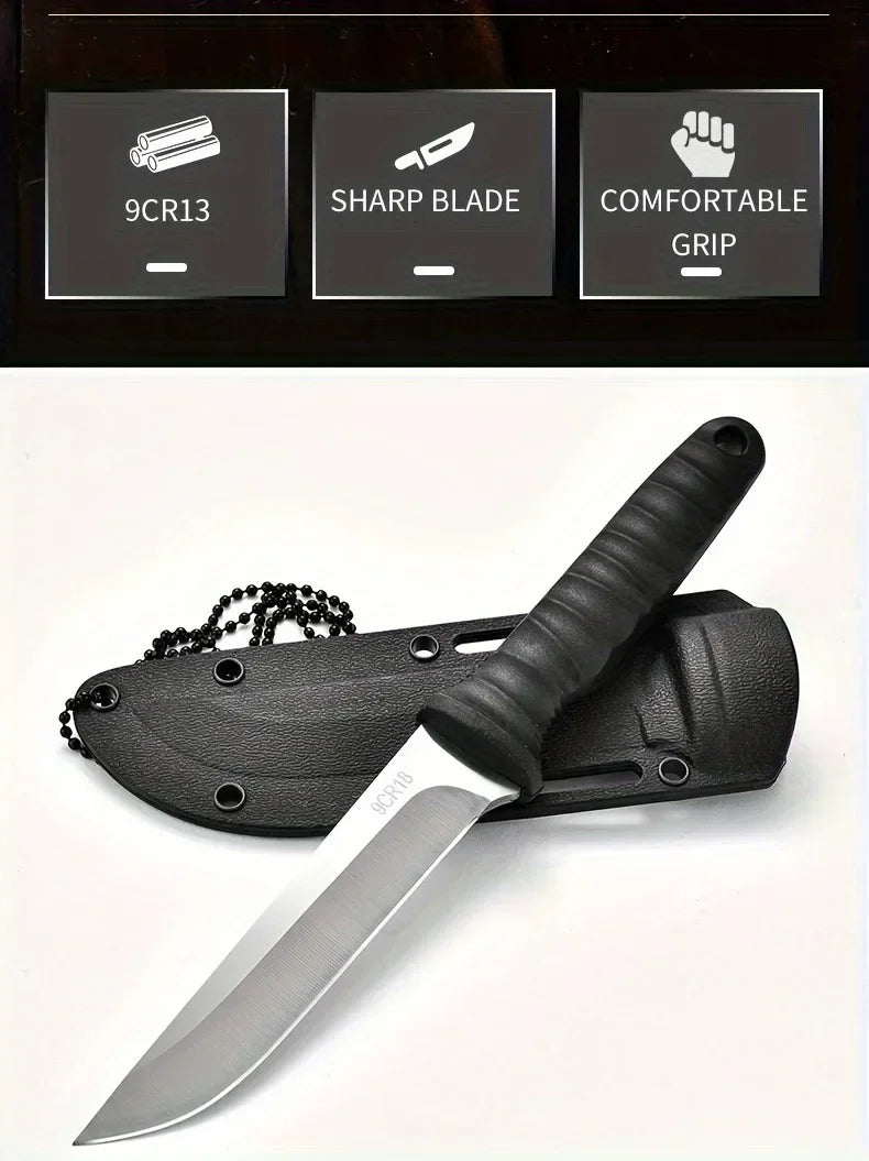 New Outdoor knife self-defense knife outdoor survival knife  high hardness one steel  portable mountaineering k