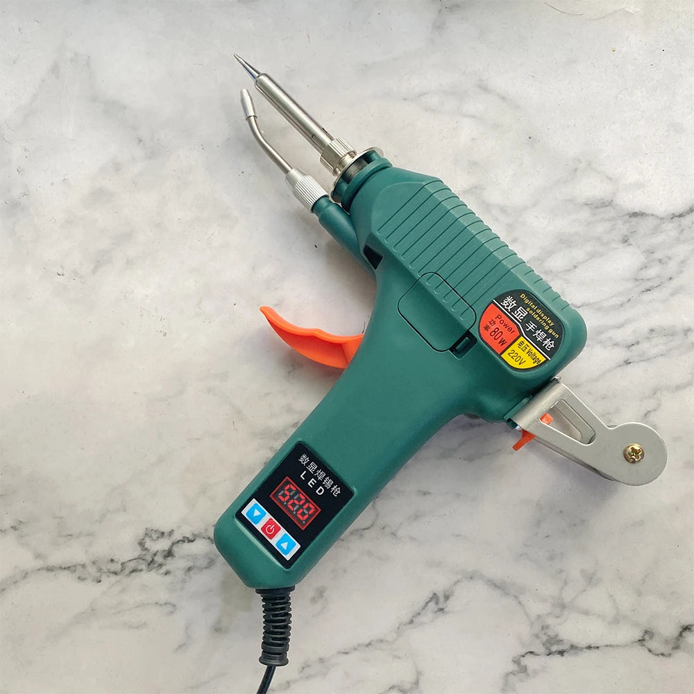 Electric Soldering Iron Gun Hand-held Internal Heating Soldering Iron Automatically Send Tin Gun Soldering Welding Repair Tool