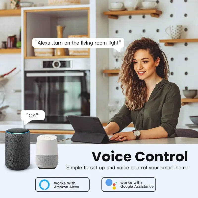 Works with Tuya Zigbee Smart Wireless Scene Button Switch Remoter Multi-scene Linkage Support Alexa Goolge Home Voice Assitant