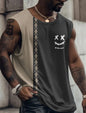 Men's Crew Neck Vest Side Totem 3D Printed Outdoor Street Sleeveless Printed Clothing Sports Casual Plus Men's Sports Vest