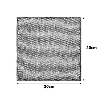 10/20Pcs Cleaning Products Dishcloth Silver Wire Cleaning Kitchen Cloth Thickened Microfiber Wash Towel Built-in Sponge Ball Rag