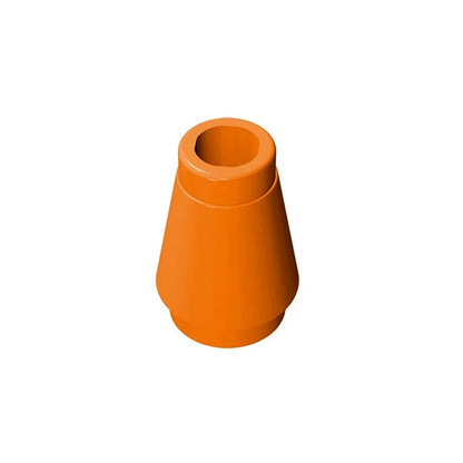 10PCS 59900 4589 1x1 Cone Block Moc Building Loose Parts Compatible with Brick DIY Children's Toy Assembly Gift