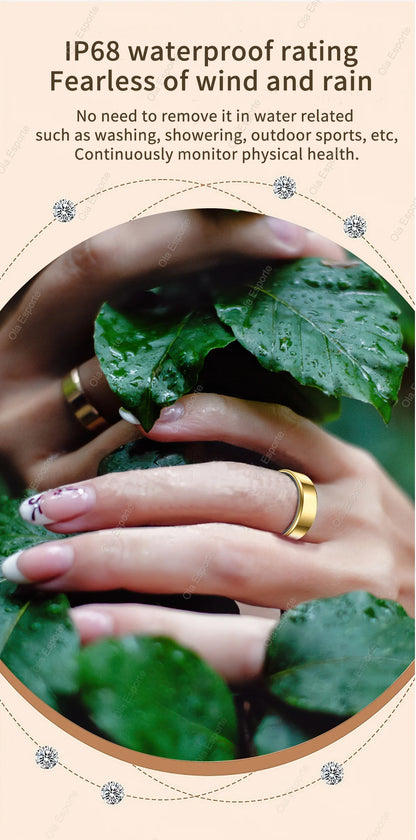 2026 New Smart ring Men Women HD Touch Screen Heart Rate Oxygen Sleep Tracker IP68 Water-resistant Long Battery Android IOS