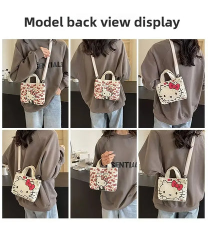 Sanrio Hello Kitty Single Shoulder Bag Fashion Handbag Casual Crossbody Bag