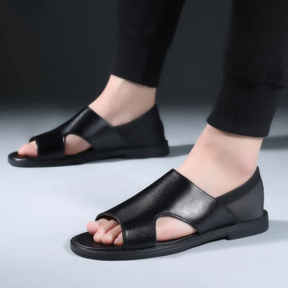 Men's Loafers Summer Hollow Out Breathable Hole Shoes Comfort Soft Casual Sandals-2020