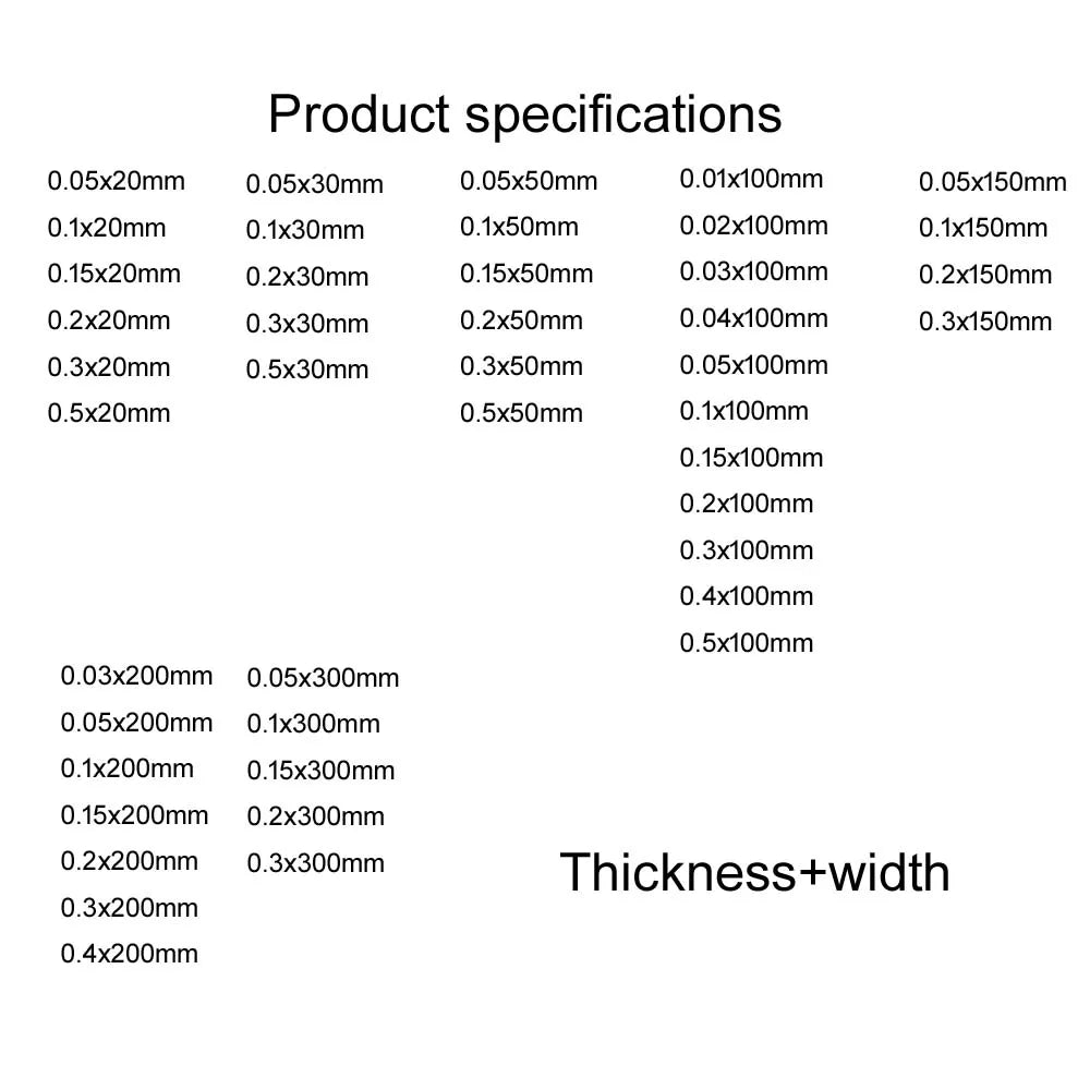 1 Meters 304 stainless steel strip sheet steel  coil steel strip 0.01 0.02 0.05 0.1 0.2 0.3 0.4 0.5 mm thickness