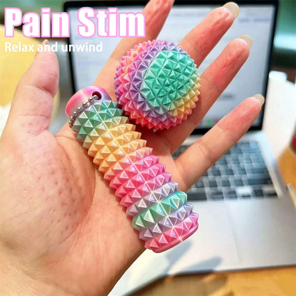 Pain Stim Fidget Spiky Sensory Stick Skin Picking Fidget Sensory Toy Body Focused Repetitive Behavior Relief Portable Mini Gift