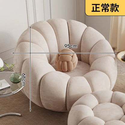 Lazy sofa single double pumpkin sofa reclining sleeping cloud swivel chair bedroom Internet celebrity sofa balcony sedentary