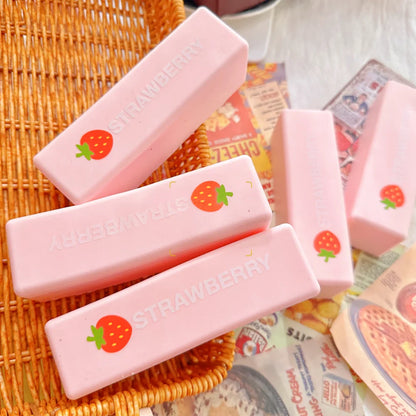 1pcs Strawberry Milk Stick Soft Pinch Toy Office To Relieve Stress And Tension Strawberry Milk Stick Sensory Gift Ornament Toys.