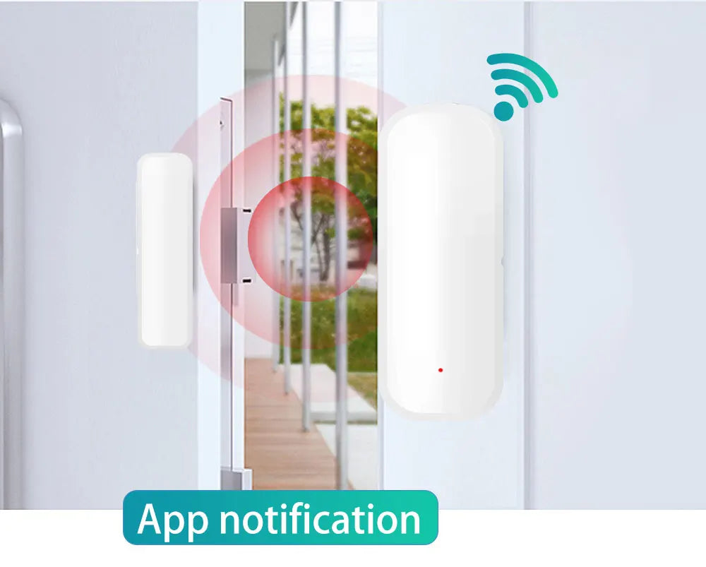 Tuya Smart Door Sensor Zigbee Door Window Open Closed Detector Smart Home Security Alarm System Smart Life APP Control
