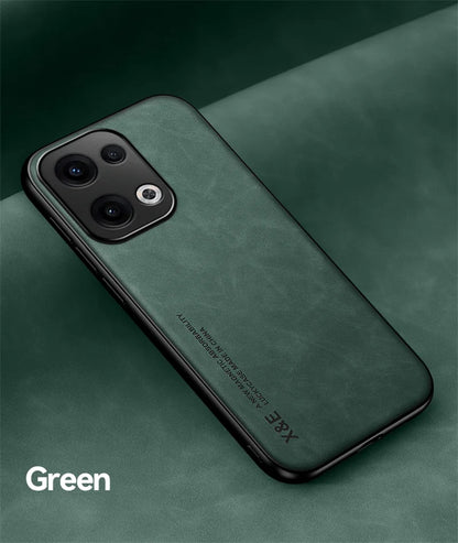 Funda For Oppo Reno 13 Pro 13F 4G 5G Case Car Magnetic Holder Leather Phone Case for Reno13 13pro 5G Soft Frame Shockproof Cover