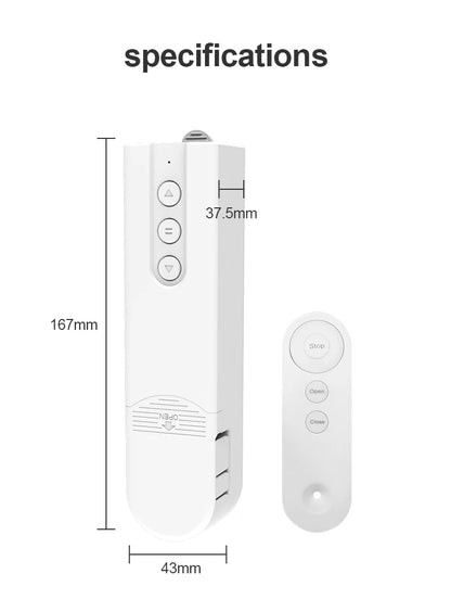 Smart Blind Motor USB Wifi Automatic Electric Roller Shutter Shadows for Tuya App Control Lifting Curtain Opening Closing Driver