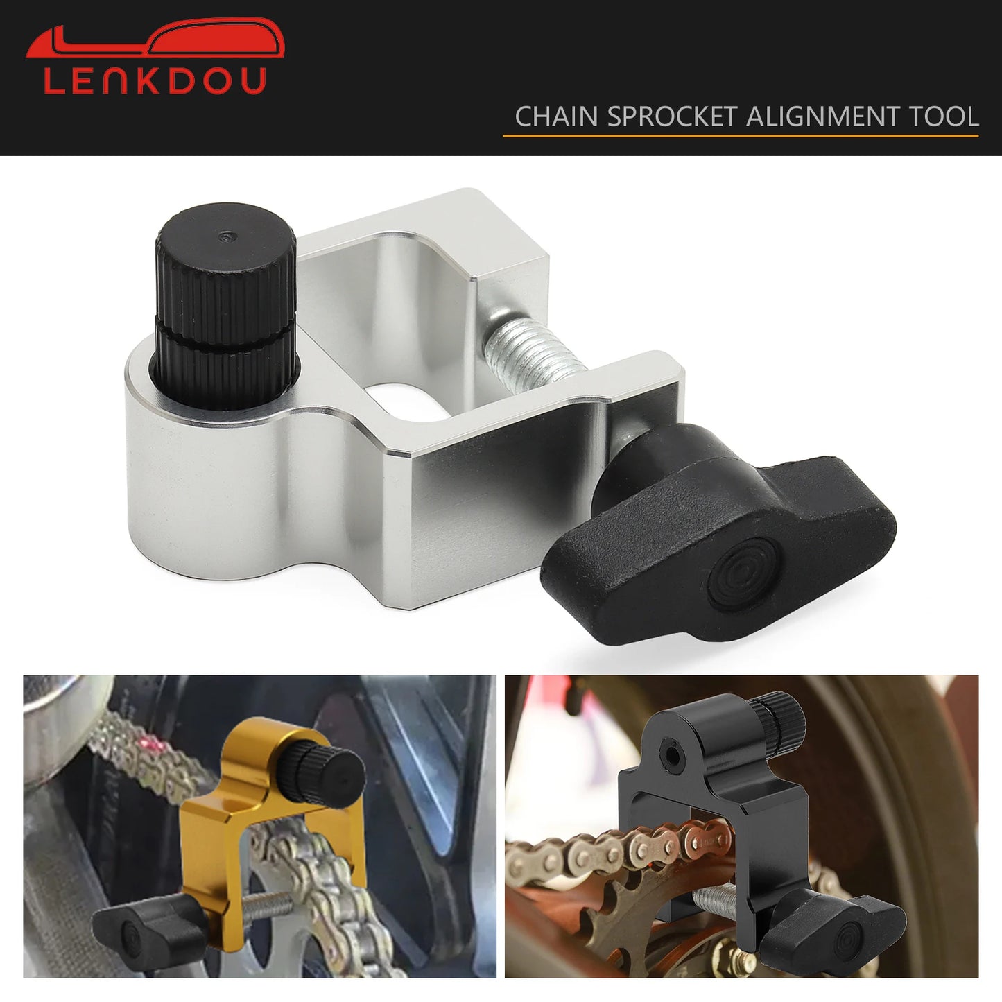 Universal Motorcycle Laser Chain Sprocket Alignment Tool ATV Chain Alignment Tool For KTM Honda Yamaha Kawaasaki Suzuki Ducati