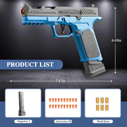 Automatic Shell Bullet Toy Gun, Educational Shooting Game Toy, Very Suitable for Outdoor Multiplayer Cooperative Games