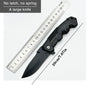 This multi-functional all-in-one folding knife is a portable tool for outdoor camping, hiking, survival, and household peeling
