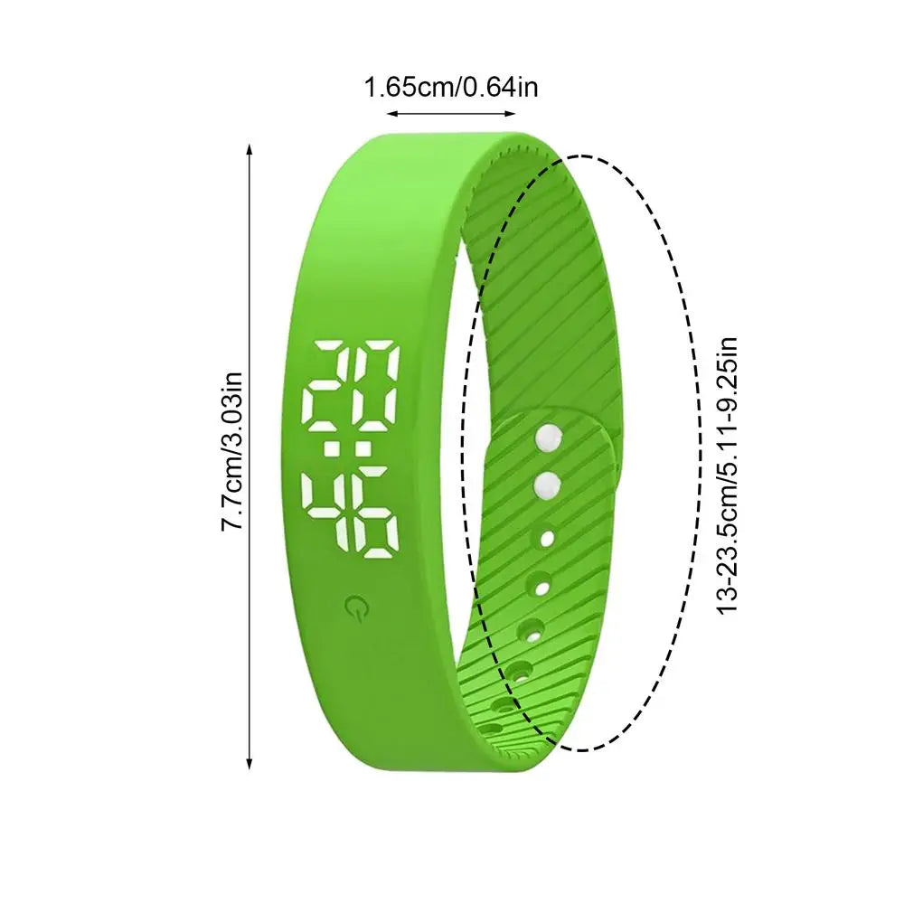 Silent Alarm Wristband Timer Clock Vibrating Wristband 3 Alarms Daily Organizer Timer for Kids Adults Men Women Teens Elderly