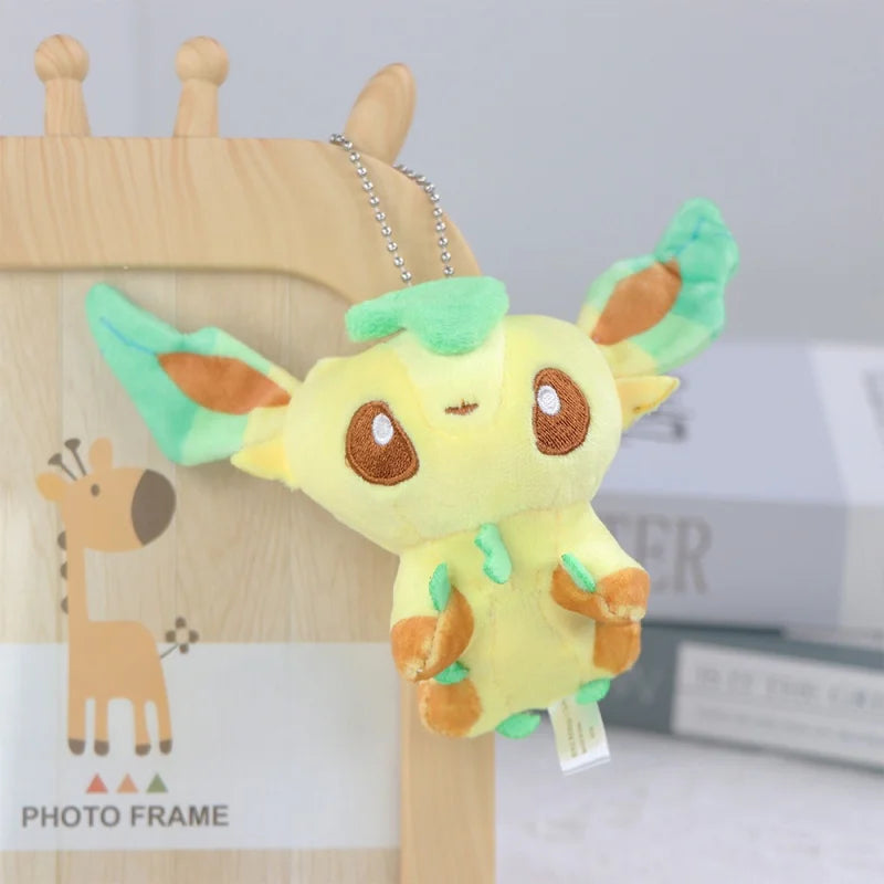 Pokemon Plush Keychain Anime Jigglypuff Gengar Sprigatito Urchin Mimikyu Sylveon Mew Umbreon Rowlet Stuffed Plushies Toys Gifts