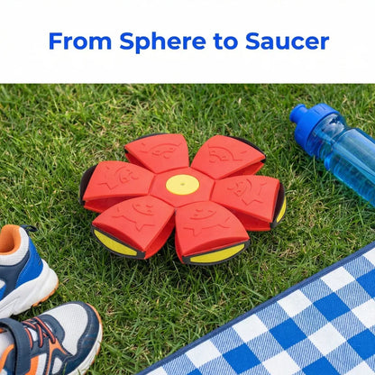 Flying UFO Throw Disc Ball – Outdoor Garden Basketball Game Toy for Kids, Flat Throw Flying Disc Fun Activity Toys
