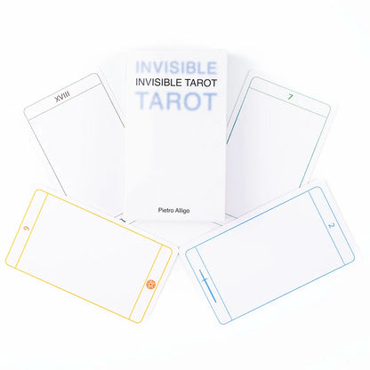 Invisible Tarot 78 Blank Cards Create Your Own Tarot Deck 10.3*6cm English Visions Divination Edition Deck Board Playing Games