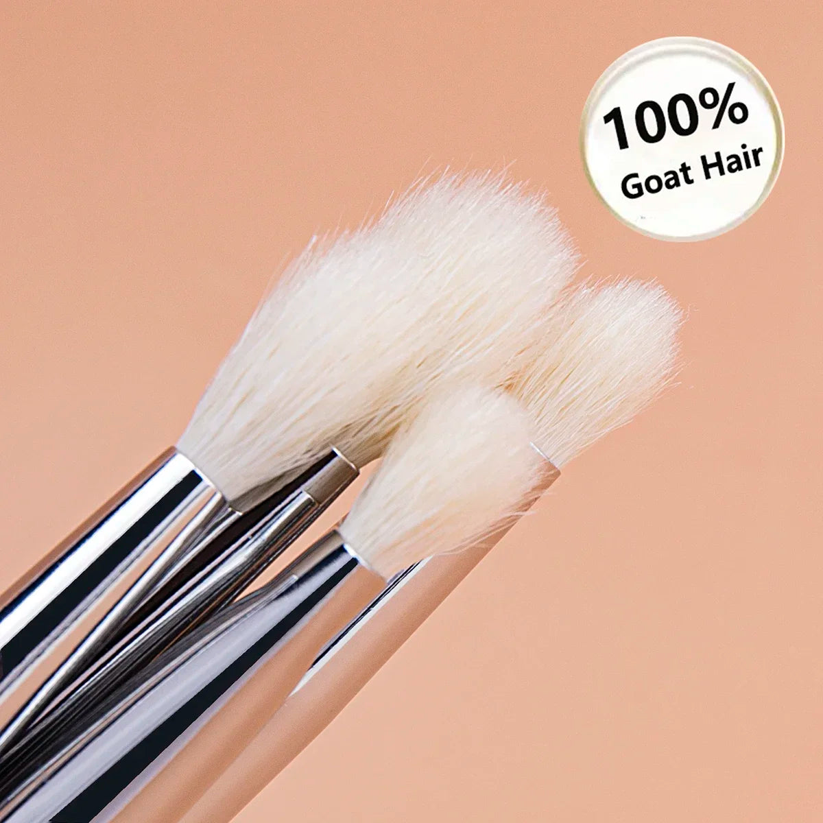 Makeup Eyeshadow Brushes Flat Eye Shadow Shader Crease Blending Brushes Goat Hair Eye Shadow Liquid Cream Powder Make Up Tool