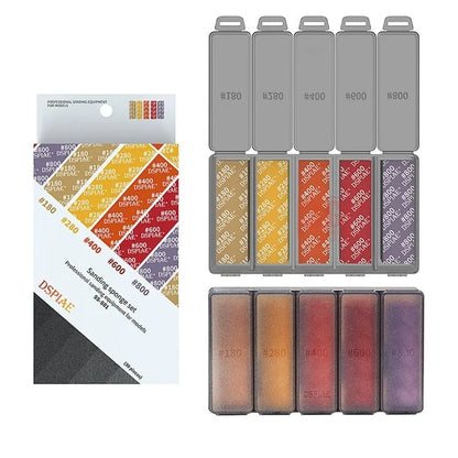 DSPIAE SS-S01 SS-S02 Model Sponge Sandpaper Combo Set for Gundam  Model Making Tool Grinding Polishing Sanding Paper DIY Craft