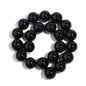 1 Strand Natural Stone Black Onyx Agate Round Loose Beads 2-20MM Pick Size For Crafts Making DIY Sewing clothing Accessories