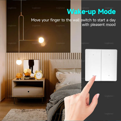 ZigBee Tuya Scene Switch 4Gang Push Button Controller Smart Home Automation Battery Powered Scenario for Smart Life Devices