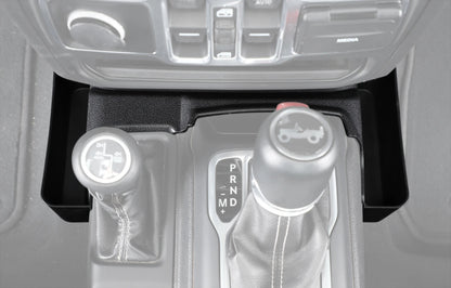Car Center Console Gear Shift Storage Box Phone Holder Tray for Jeep Wrangler JL Gladiator JT 4XE 2024-2026 Interior Accessories