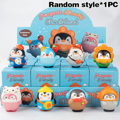 Funny Desktop Ornament Random Squishy Simulation Food Pizza Capybara Stress Ball Accessories Anti-stress Fidget Desk Decoration