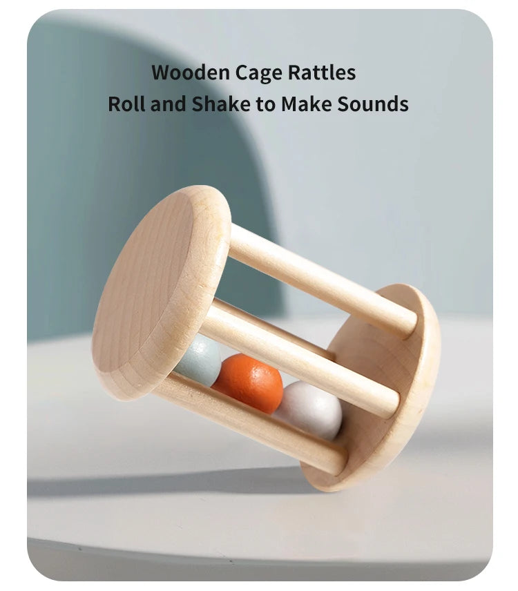 5Pcs Baby Musical Instruments Sensory Rattle Toys Early Educational Baby Musical Toys Montessori Toys Birthday Gifts for Kids