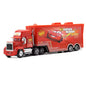 Disney Pixar Cars Lightning McQueen Storm Jackson Mack Container Truck 1/55 Ratio Die Casting Alloy Car Model Toys Truck Gifts