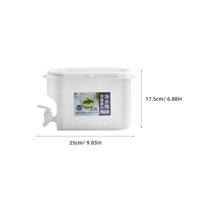1Pcs Cold Water Kettle High Quality PP Large Capacity Beverage Dispenser Refrigerator Water Pitcher for Juice Tea Household Use