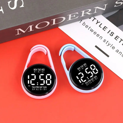 LED Electronic Hanging Watch Portable Digital Display Pocket Watch Pocket Style Waterproof Luminous Pocket Watch