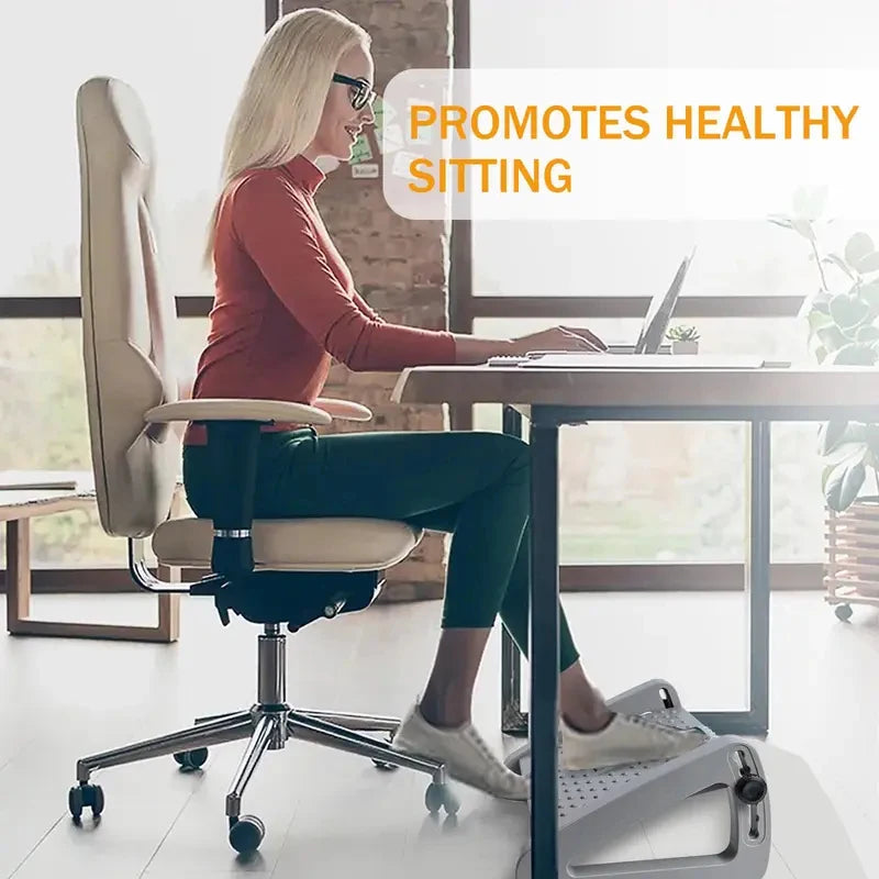 Ergonomic Adjustable Foot Rest for Under Desk, Portable Foot Stool for Office and Home, Comfortable Support for Desk Work