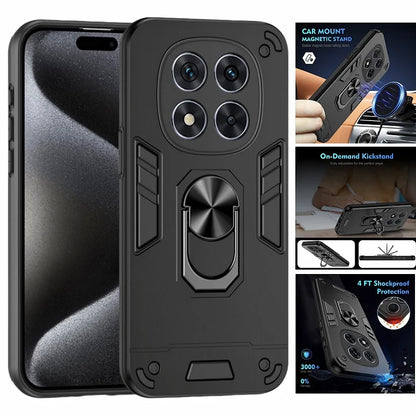 Shockproof Armor Funda For Xiaomi Redmi Note 14 Pro 5G 4G Case Magnetic Holder Ring Case For Redmy Note14 Note14pro Plus 5G Capa
